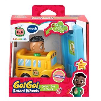 VTech®, CoComelon™ Go! Go! Smart Wheels® Cody's Bus & Track